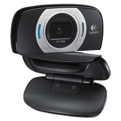 C615 HD Webcam, 1080p, Black/Silver, Sold as 1 Each