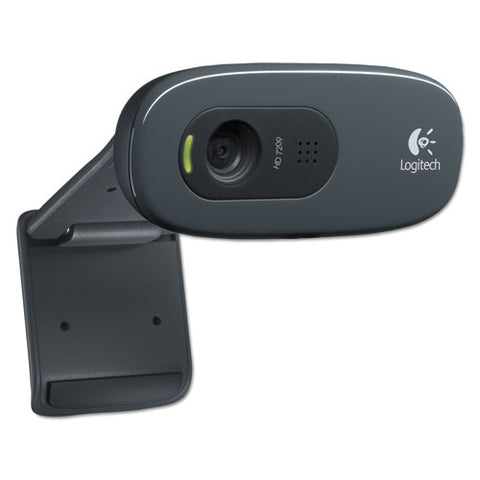 C270 HD Webcam, 720p, Black, Sold as 1 Each
