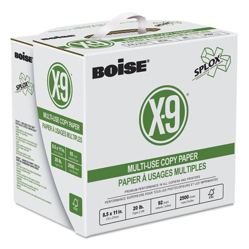 Boise - SPLOX Paper Delivery System, 92 Brightness, 20lb, 8-1/2x11, White, 2500/Carton, Sold as 1 CT