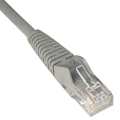 CAT6 Snagless Molded Patch Cable, 25 ft, Gray, Sold as 1 Each