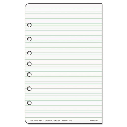 Day-Timer - Lined Note Pads for Organizer, 5-1/2 x 8-1/2, 48 Sheets/Pack, Sold as 1 PK