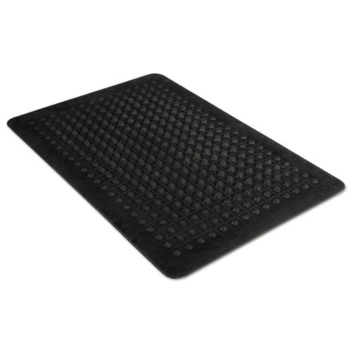 Guardian - FlexStep Rubber Antifatigue Mat, Polypropylene, 36 x 60, Black, Sold as 1 EA