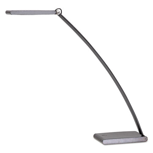 LED TOUCH Desk Lamp with Touch Dimmer, 2w x 21h, Dark Silver, Sold as 1 Each