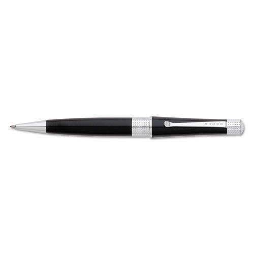 Bailey Ballpoint Pen, Black Ink, Black Barrel, Medium, Sold as 1 Each
