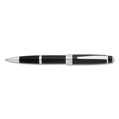Bailey Rolling Ball Pen, Black Ink, Black Barrel, Medium, Sold as 1 Each