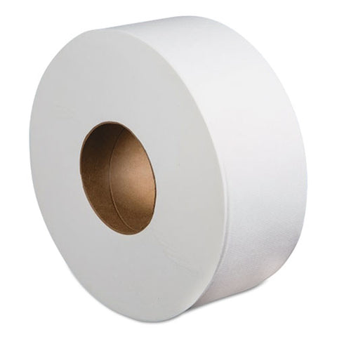 Jumbo Roll Bathroom Tissue, 2-Ply, White, 3.4" x 1000 ft, 12 Rolls/Carton, Sold as 1 Carton, 12 Each per Carton 
