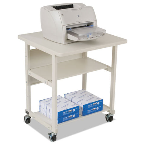 BALT - Heavy-Duty Mobile Laser Printer Stand, 3-Shelf, 27w x 25d x 27-1/2h, Gray, Sold as 1 EA