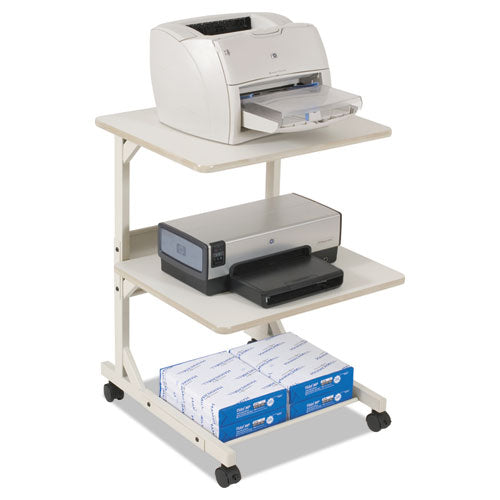 BALT - Dual Laser Printer Stand, 3-Shelf, 24w x 24d x 33h, Gray, Sold as 1 EA