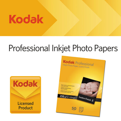 Professional Inkjet Photo Paper, Luster, 10.9 mil, 13 x 19, White, 20 Sheets/PK, Sold as 1 Package