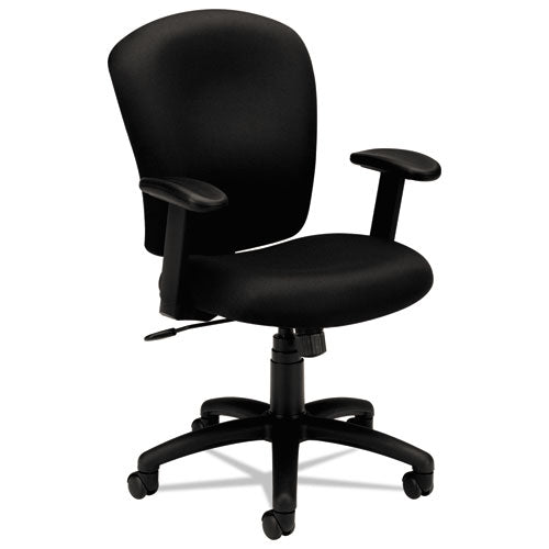 basyx - VL220 Mid-Back Task Chair, Black, Sold as 1 EA