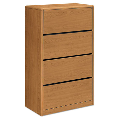10700 Series Four Drawer Lateral File, 36w x 20d x 59 1/8h, Harvest, Sold as 1 Each