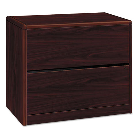 10700 Series Two Drawer Lateral File, 36w x 20d x 29 1/2h, Mahogany, Sold as 1 Each