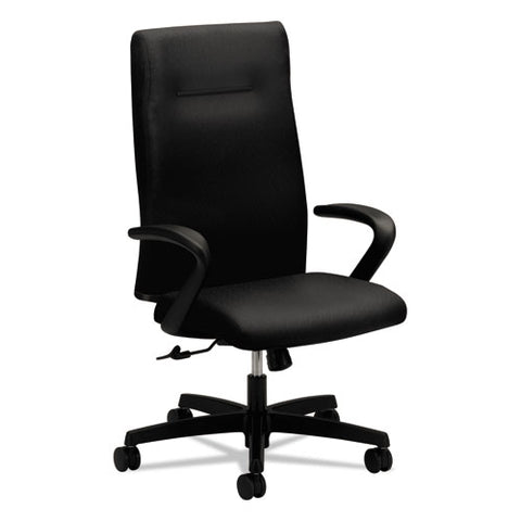 Ignition Series Executive High-Back Chair, Black Fabric Upholstery, Sold as 1 Each
