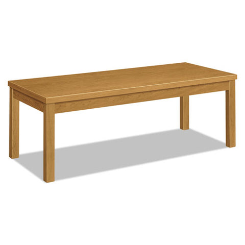 HON - Laminate Occasional Table, Rectangular, 48w x 20d x 16h, Harvest, Sold as 1 EA