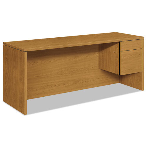 HON - 10500 Series 3/4-Height Right Pedestal Credenza, 72w x 24d x 29-1/2h, Harvest, Sold as 1 EA