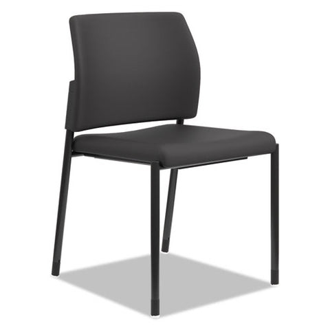 Accommodate? Series Armless Guest Chair, Black Fabric, Sold as 1 Carton, 2 Each per Carton 