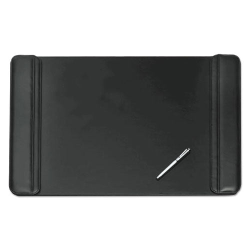Artistic - Westfield Desk Pad w/Flip-Open Side Panels, 36 x 20, Black, Sold as 1 EA