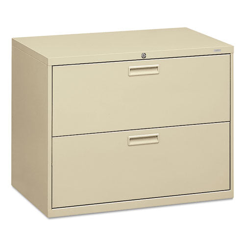 HON - 500 Series Two-Drawer Lateral File, 36w x28-3/8h x19-1/4d, Putty, Sold as 1 EA