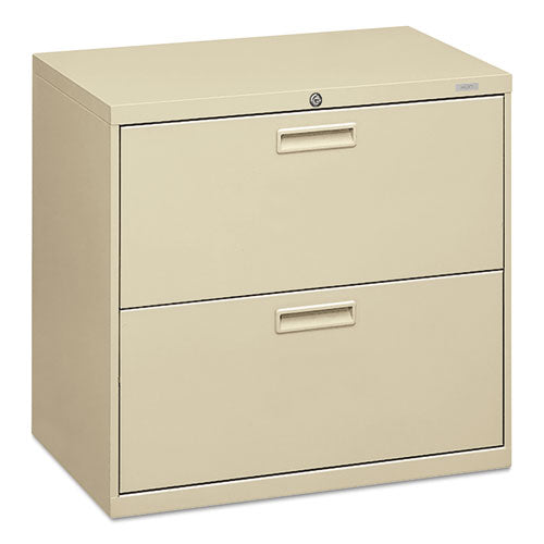HON - 500 Series Two-Drawer Lateral File, 30w x28-3/8h x19-1/4d, Putty, Sold as 1 EA