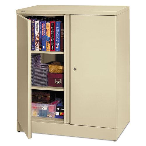 basyx - Easy-to-Assemble Storage Cabinet, 36w x 18d x 42-3/4h, Putty, Sold as 1 EA