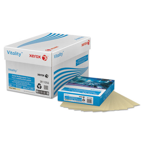 Xerox - Multipurpose Pastel Colored Paper, 20-lb, Letter, Ivory, 500 Sheets/Ream, Sold as 1 RM