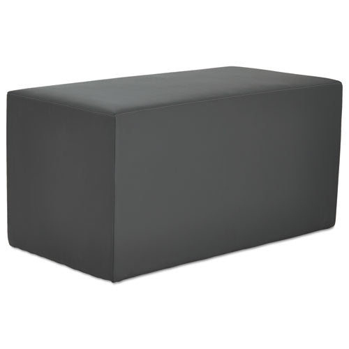 WE Series Collaboration Seating, Rectangle Bench, 36 x 18 x 18, Slate, Sold as 1 Each