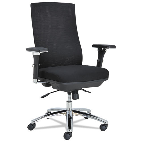 EY Series Mesh Multifunction Chair, 24-3/8w x 23-1/4d x 42-1/2 to 47-1/4h, Black, Sold as 1 Each