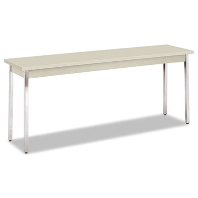 HON - Utility Table, Rectangular, 72w x 18d x 29h, Light Gray, Sold as 1 EA