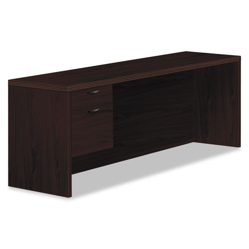 Valido 11500 Series Left Pedestal Credenza, 72w x 24d x 29-1/2h, Mahogany, Sold as 1 Each