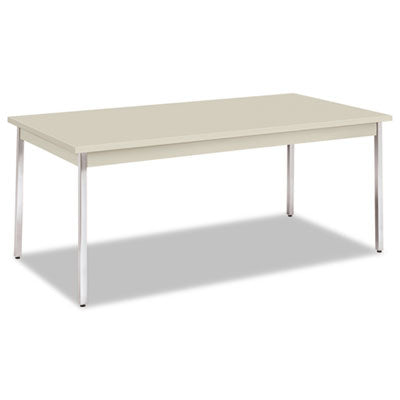 HON - Utility Table, Rectangular, 72w x 36d x 29h, Light Gray, Sold as 1 EA
