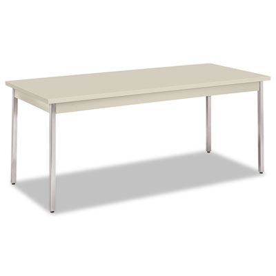 HON - Utility Table, Rectangular, 72w x 30d x 29h, Light Gray, Sold as 1 EA