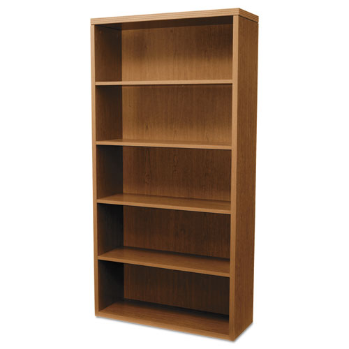 HON - Valido 11500 Series Bookcase, 5 Shelves, 36w x 13-1/8d x 71h, Bourbon Cherry, Sold as 1 EA