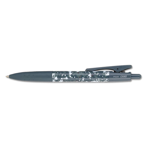 CAMO Ballpoint Pen, Black Ink, 1.0 mm Medium Point, US Navy Camouflage Barrel, Sold as 1 Each