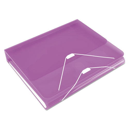 DUO 2-in-1 Binder Organizer, 11 x 8 1/2, 1" Capacity, Orchid, Sold as 1 Each