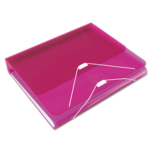 DUO 2-in-1 Binder Organizer, 11 x 8 1/2, 1" Capacity, Hot Pink, Sold as 1 Each