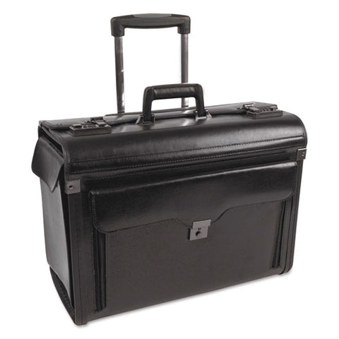 BOND STREET LTD (A NEW YORK STATE LTD COMPANY) - Executive Leather Catalogue Case on Wheels, Sold as 1 EA