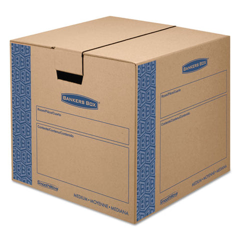 Bankers Box - SmoothMove Moving Storage Box, Extra Strength, Medium, 18w x 18d x 16h, Kraft, Sold as 1 CT