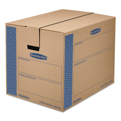 Bankers Box - SmoothMove Moving Storage Box, Extra Strength, Large, 18w x 24d x 18h, Kraft, Sold as 1 CT