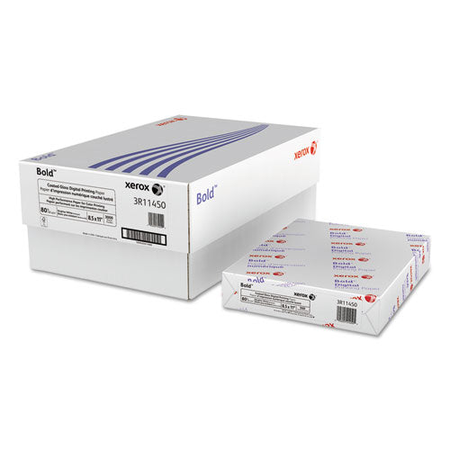 Xerox - Gloss Digital Elite Laser Paper, 94 Bright, 80lb, Letter, White, 500 Sheets/Ream, Sold as 1 RM