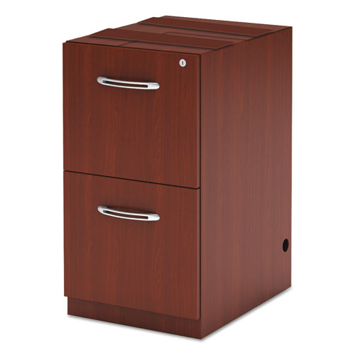 Mayline - Aberdeen Series File/File Credenza Pedestal, 15?w x 20d x 27?h, Cherry, Sold as 1 EA