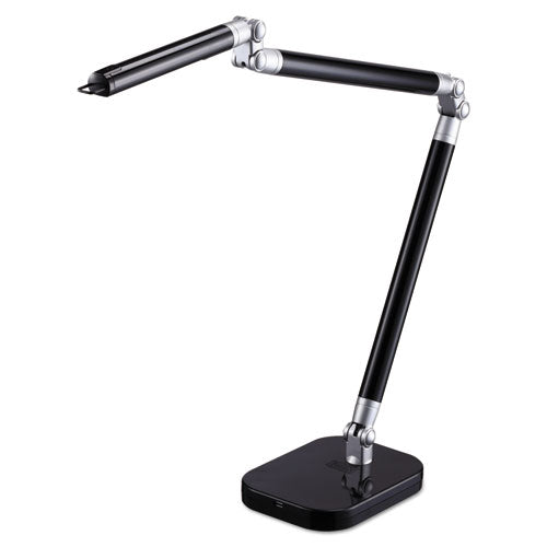 PureOptics SummitFlex Ultra Reach LED Desk Light, 2 Prong, 29 1/2", Black, Sold as 1 Each
