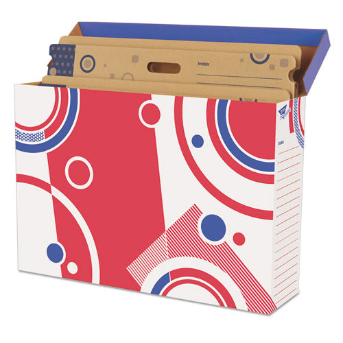 File 'n Save Bulletin Board Storage Box, 27-3/4 x 19 x 7-1/4, Bright Stars, Sold as 1 Each