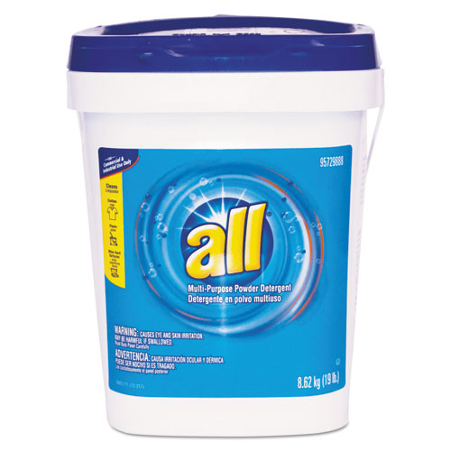 Alll-Purpose Powder Detergent, 19 lb Tub, Sold as 1 Carton