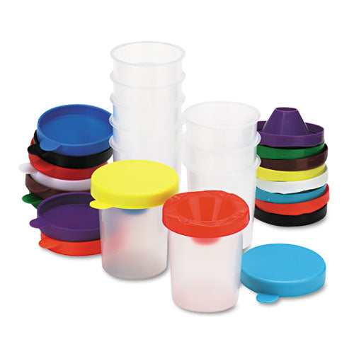 Chenille Kraft - No-Spill Paint Cups, 10/Pack, Sold as 1 ST