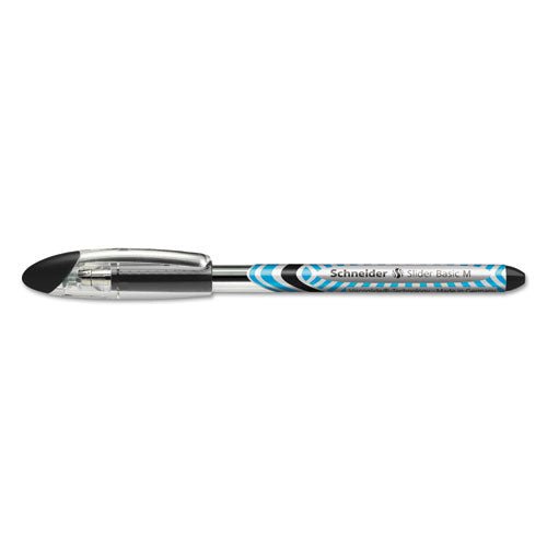 Slider Ballpoint Pens, Stick, .8 mm, Medium, Black, 10/Box, Sold as 1 Box, 10 Each per Box 