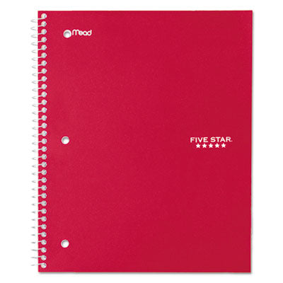Wirebound Notebook, 1 Subject, Legal Rule, 10 1/2 x 8, 100 Sheets, Red, Sold as 1 Each