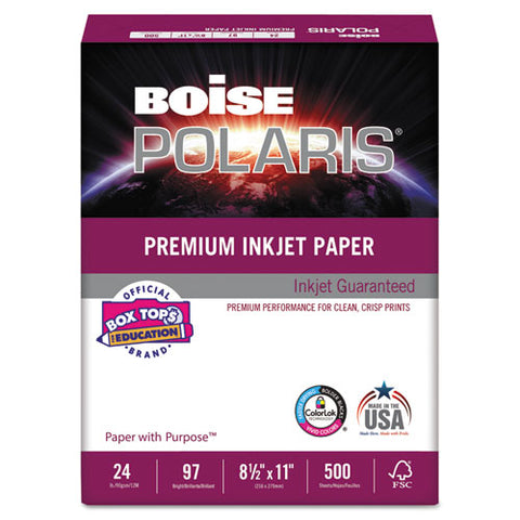 Boise - HD:P Premier Print Copy Paper, 96 Brightness, 24lb, 8-1/2x11, White, 500 Ream, Sold as 1 RM
