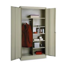 Tennsco Combination Wardrobe/Storage Cabinet, Sold as 1 Each