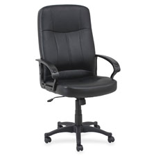 Lorell Chadwick Executive Leather High-Back Chair, Sold as 1 Each