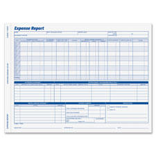Adams Weekly Expense Report Forms, Sold as 1 Package, 50 Each per Package 